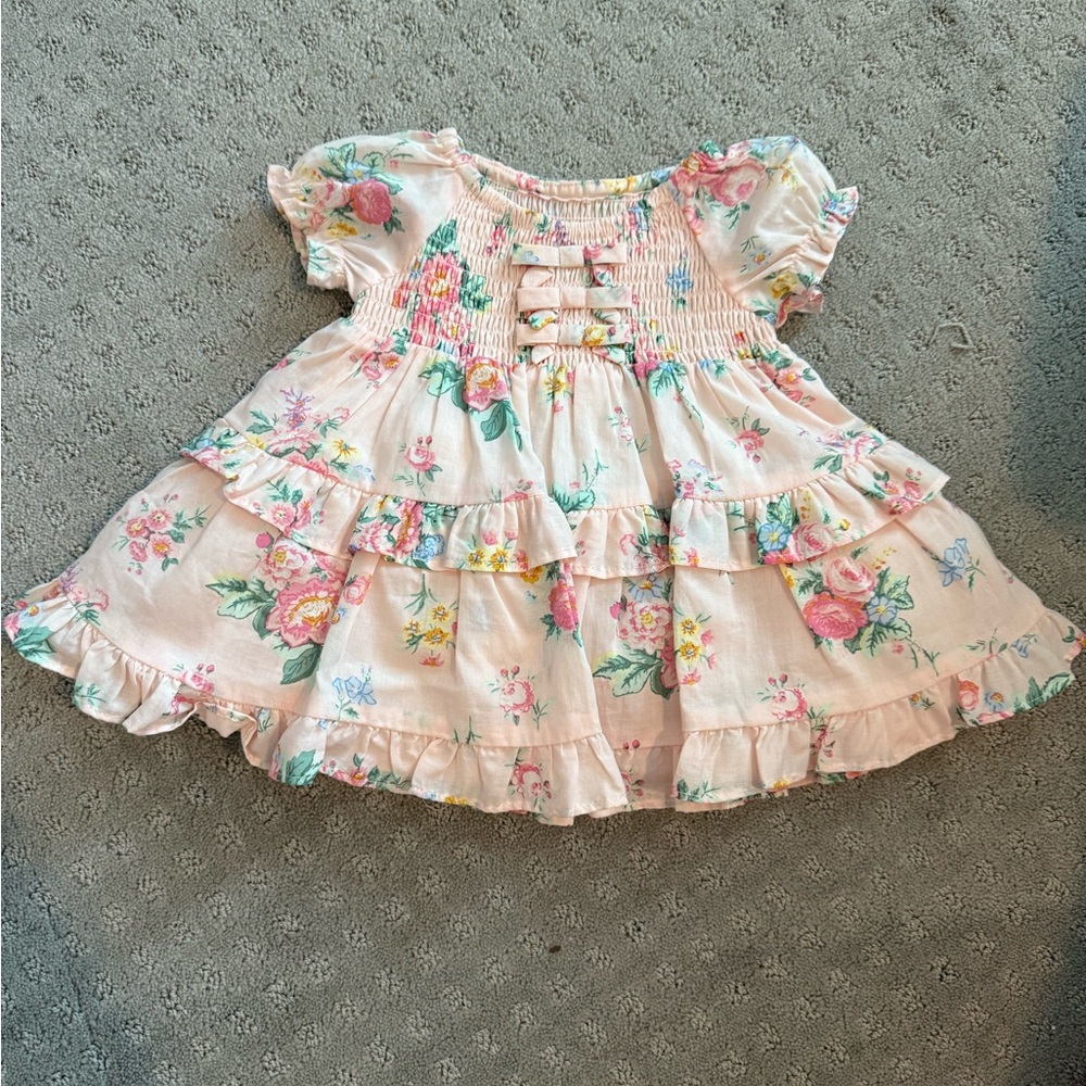 Janie and Jack Floral Smocked Dress